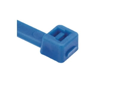 Product image 2 Hellermann Tyton T30R E TFE BU 100 Cable tie 3 5x150mm blue
