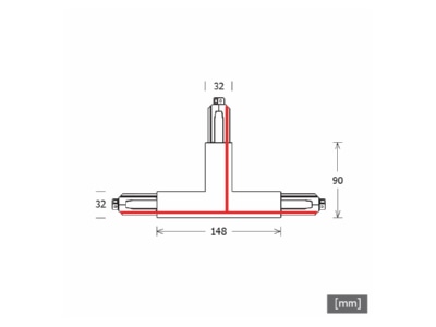 Ma�zeichnung LTS ST A T PE OUT R 9014 T Verbinder PE aussen rechts gr