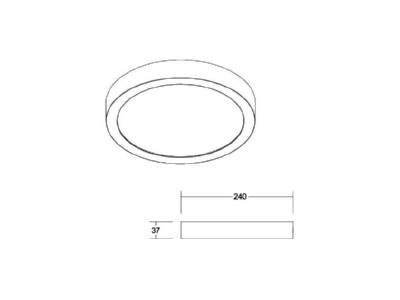 Ma�zeichnung Brumberg 12246073 LED Anbaupanel