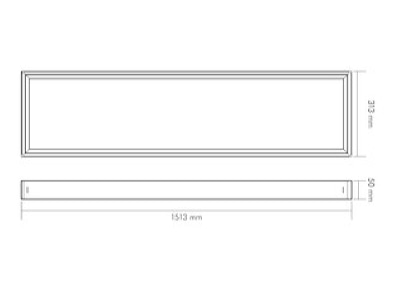 Dimensional drawing Nobile 1570981000 Accessory for luminaires