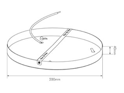 Dimensional drawing Nobile 1577819901 Accessory for luminaires