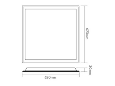 Ma�zeichnung Nobile 1590461417 LED Panel 840