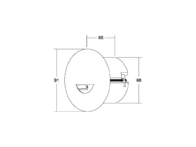 Ma�zeichnung Brumberg 10371083 LED Wandeinbauleuchte 3000K