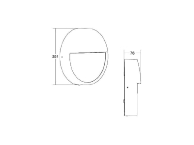 Ma�zeichnung Brumberg 10137173 LED Wandanbauleuchte 230V 3000 4000 5700K