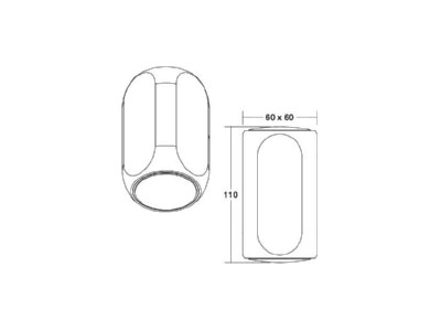 Ma�zeichnung Brumberg 10114173 LED Wandleuchte 3000K