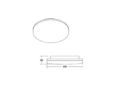 Ma�zeichnung Brumberg 12510073 LED Anbauleuchte CCT