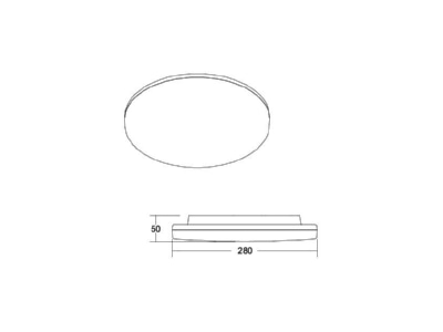 Ma�zeichnung Brumberg 12511073 LED Anbauleuchte CCT