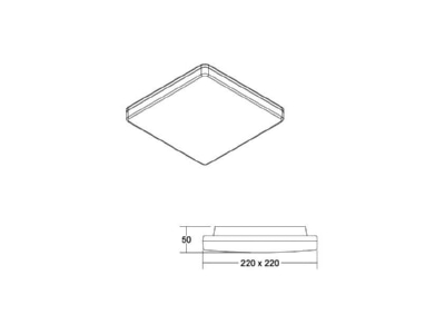 Ma�zeichnung Brumberg 12513073 LED Anbauleuchte CCT