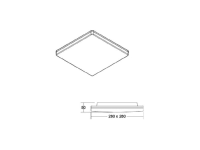 Ma�zeichnung Brumberg 12514073 LED Anbauleuchte CCT