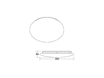 Ma�zeichnung Brumberg 12577073 LED Anbauleuchte 3000K