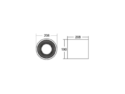 Ma�zeichnung Brumberg 42614165DA LED Anbaudownlight 3500K