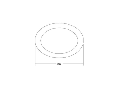 Dimensional drawing Brumberg 81212080 Cover ring black
