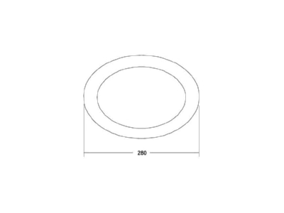 Dimensional drawing Brumberg 81214080 Cover ring black