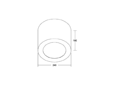 Dimensional drawing Brumberg 81231080 Mounting housing black