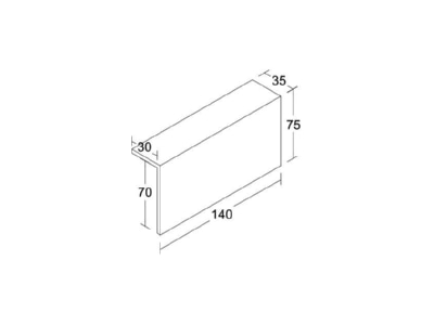 Dimensional drawing Brumberg 81401120 Cover rust