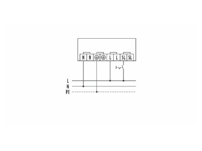 Anschlussbild ESYLUX OLIVIA 2  EO10310492 LED Feuchtraumleuchte 840  EB 3h OLIVIA 2 EO10310492