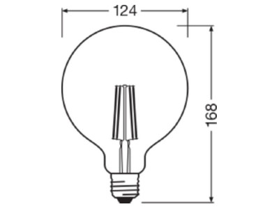 Dimensional drawing LEDVANCE SMART  4058075528291 LED lamp Multi LED 220   240V E27 white SMART 4058075528291