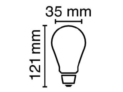 Ma�zeichnung Radium RLCA22824CE14FILGold LED Kerzenlampe E14 gold