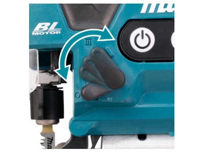 Produktbild Detailansicht 1 Makita DJV185RF1J Akku Pendelhubstichsaege 18V   3 0 Ah