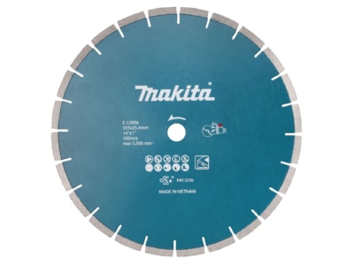 Produktbild Makita E 12996 Diamantscheibe 355x225 4 mm