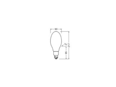 Ma�zeichnung Ledvance HQLLEDFV3600 2482727 LED Lampe E27 827