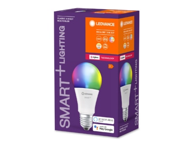 Vorderseite Ledvance SMARTZBA609WRGBWFR SMART  Lampe E27 RGBW