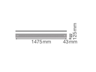Dimensional drawing Ledvance LN INV 4099854135477 Ceiling  wall luminaire LN INV4099854135477