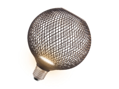 Product image Ledvance DLF GB125BL 3 5W827F LED decorative lamp E27  827  black

