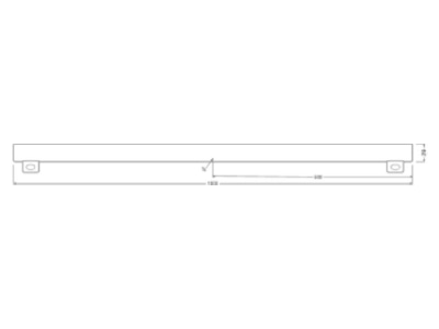 Mazeichnung Ledvance LEDin  4099854232893 LED Lampe S14s 927  dim  100cm