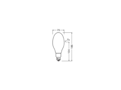 Ma�zeichnung Ledvance HQLLEDFILP  9 7W827 LED Lampe E27 827