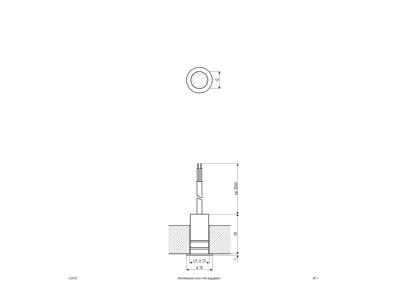 Mazeichnung EVN LD3 102 LED EB Lichtpunkt 0 2W LED warmwhite