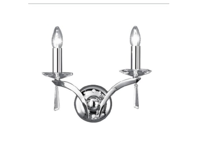 Produktbild Brumberg 00800562 Wandleuchte Stella 2Lp  E14 40W  chrom