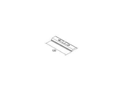 Dimensional drawing Brumberg 88116250 Mounting kit for luminaires