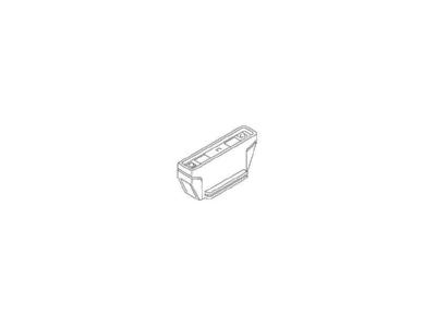 Dimensional drawing Brumberg 88125080 Coupler connector straight
