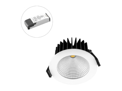 Produktbild EVN LC44150140 P LED Deckeneinbauleuchte 4000K rd ws IP44 dim