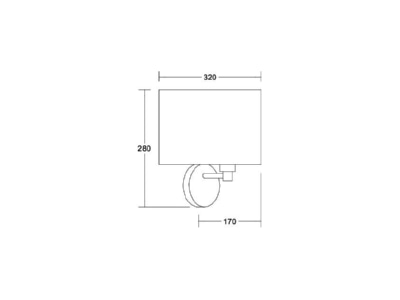 Ma�zeichnung Brumberg 58112020 Wandleuchte 1x E27 max  60W