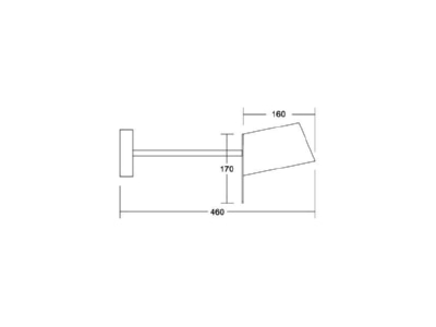 Ma�zeichnung Brumberg 58132150 Wandleuchte 1x G9 max  48W