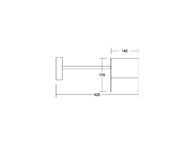 Ma�zeichnung Brumberg 58152080 Wandleuchte 1x G9 max  48W