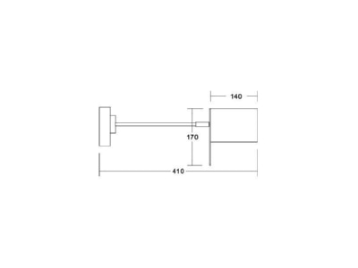 Ma�zeichnung Brumberg 58153080 Wandleuchte 1x G9  max  48W