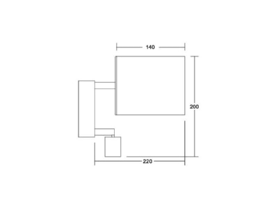 Ma�zeichnung Brumberg 58154080 Wandleuchte 1x G9 max  48W