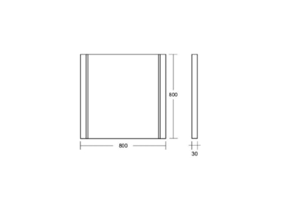 Ma�zeichnung Brumberg 58302003 LED Kristallglasspiegel 3000K