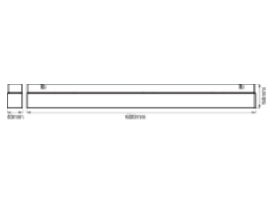 Ma�zeichnung LEDVANCE LEDSQUARE14WIP44 LED Wand  Deckenleuchte CCT