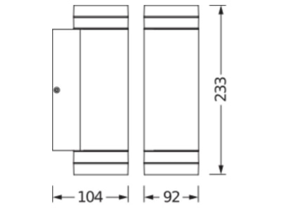 Ma�zeichnung Ledvance ENDURA 4058075554559 Wandleuchte GU10 ENDURA4058075554559