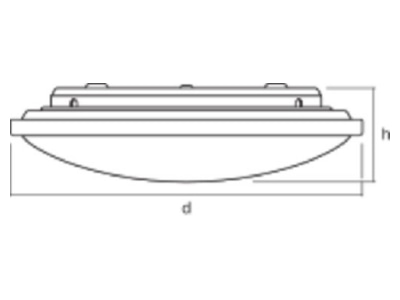 Ma�zeichnung Ledvance ORBIS  4058075651715 LED Leuchte CCT ORBIS 4058075651715