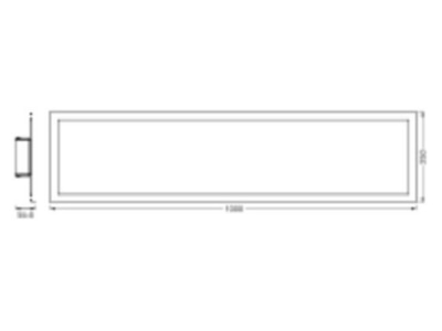 Ma�zeichnung Ledvance PLANON 4058075650213 LED Panel WiFi PLANON4058075650213