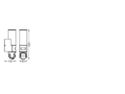 Mazeichnung Ledvance SMART  4058075564602 LED Wandleuchte m Kamera WiFi SMART 4058075564602