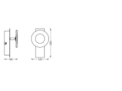 Ma�zeichnung Ledvance SMART  4058075573772 LED Wand  Deckenleuchte WiFi SMART 4058075573772