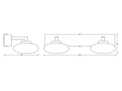 Ma�zeichnung Ledvance SMART  4058075573963 LED Wand  Deckenleuchte WiFi SMART 4058075573963