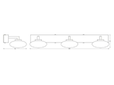 Ma�zeichnung Ledvance SMART  4058075574076 LED Wand  Deckenleuchte WiFi SMART 4058075574076