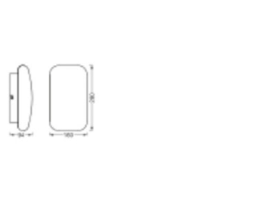 Ma�zeichnung Ledvance SMART  4058075574359 LED Wand  Deckenleuchte WiFi SMART 4058075574359